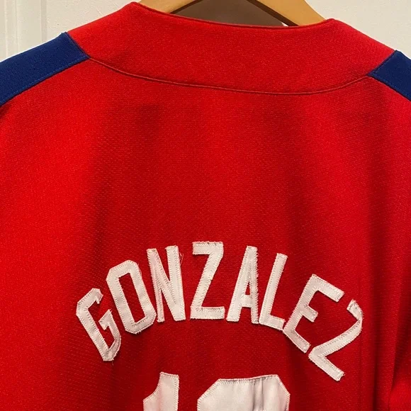 Vintage Starter Juan Gonzalez Texas Rangers Baseball Jersey